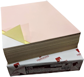 NCR Paper Brand 3-part REVERSE Carbonless Paper 1 CASE 5010 sheets 